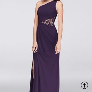 Plum David's Bridal Gown